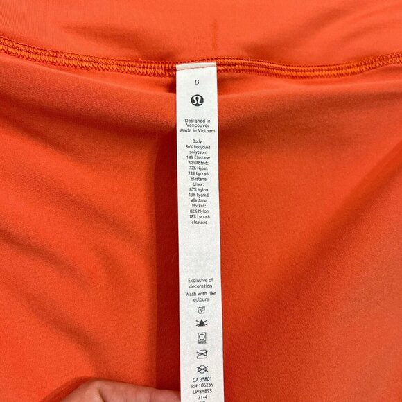 Lululemon Pace Rival Mid-Rise Skirt *Extra Long Warm Coral - Picture 10 of 11